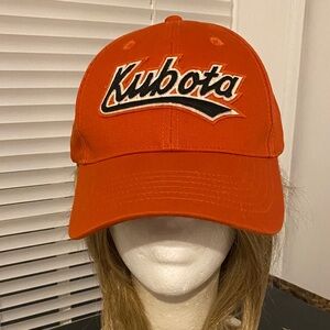 Kubota Hat K Products Adult Strapback Orange Gray Baseball Trucker Cap Don Bales